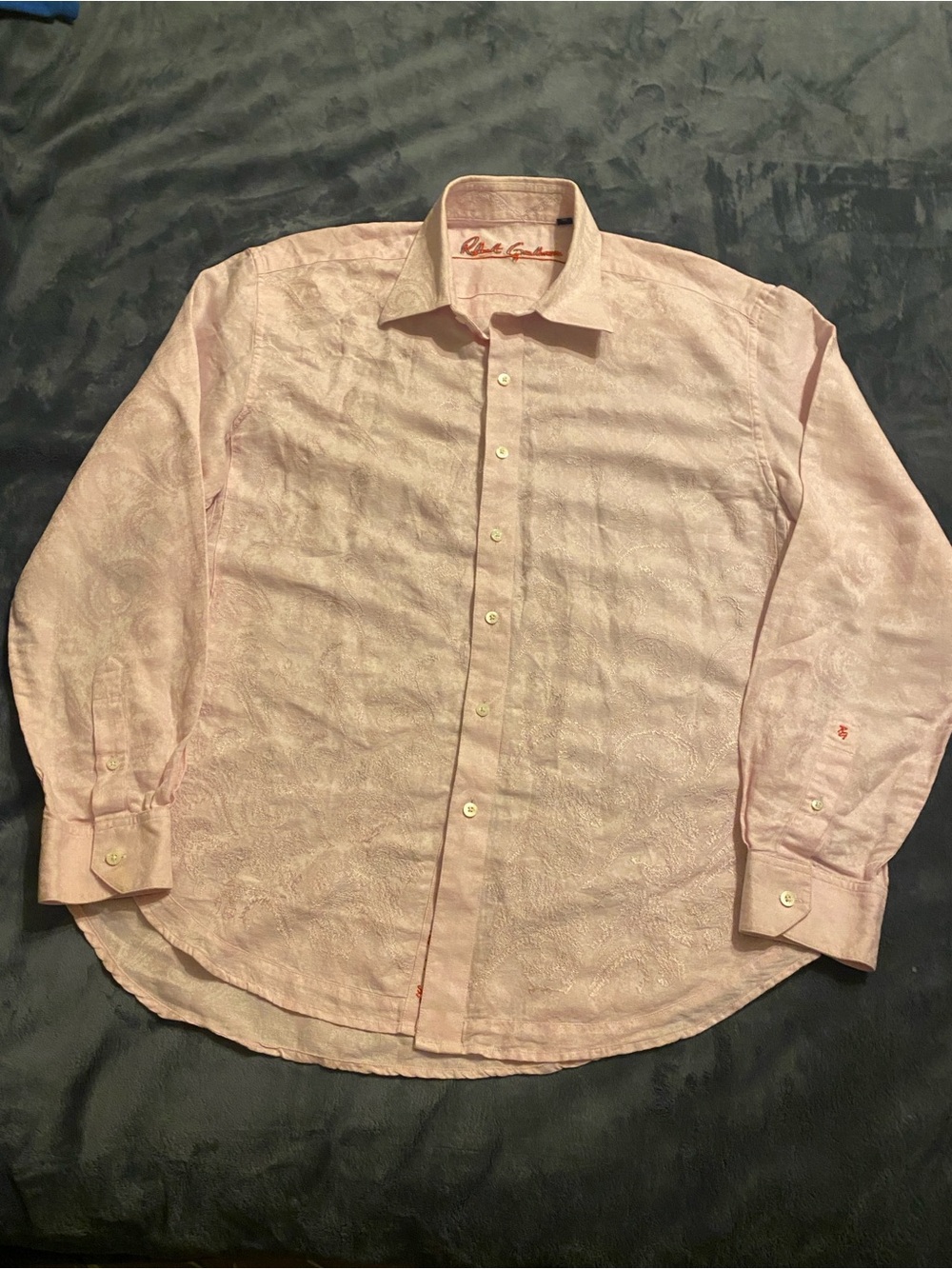 Robert Graham Light Pink Paisley Button-Down Shirt